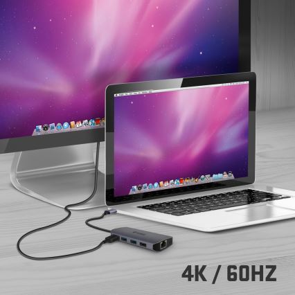 Yenkee - Multi-port adapter 8in1 USB type C