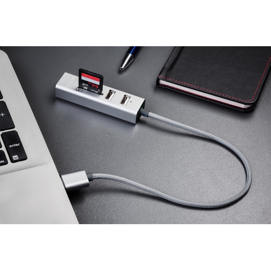 Yenkee - USB Splitter 2.0 och card reader