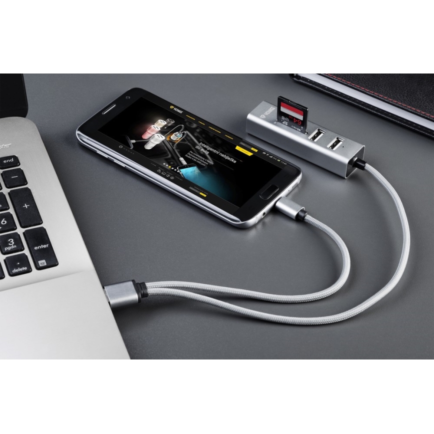 Yenkee - USB Splitter 2.0 och OTG och card reader