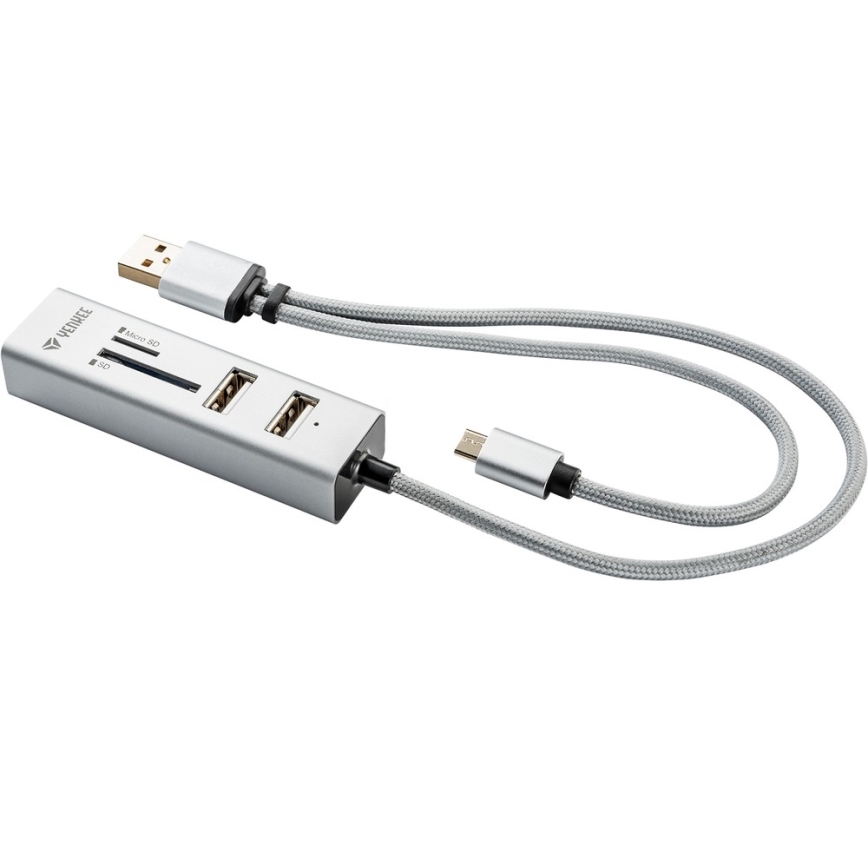 Yenkee - USB Splitter 2.0 och OTG och card reader