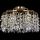 Ytmonterad ljuskrona 6xE14/60W/230V diameter 50 cm guld