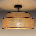 Ytmonterad ljuskrona BOHO 1xE27/60W/230V beige
