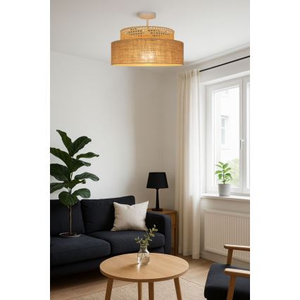 Ytmonterad ljuskrona BOHO 1xE27/60W/230V diameter 40 cm rotting