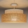Ytmonterad ljuskrona BOHO 1xE27/60W/230V grädde/beige