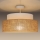 Ytmonterad ljuskrona BOHO 1xE27/60W/230V vit/beige