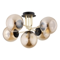 Ytmonterad ljuskrona BOSS 5xE14/10W/230V guld