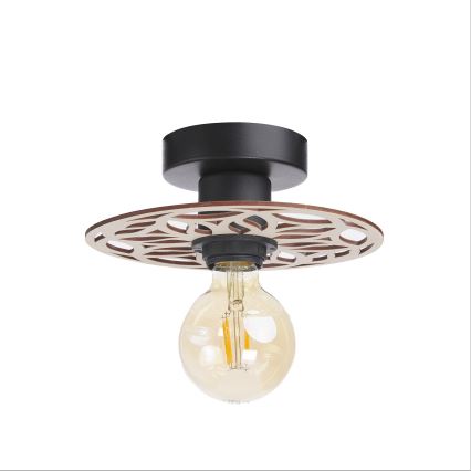 Ytmonterad ljuskrona FALCO 1xE27/60W/230V diameter 20 cm beige