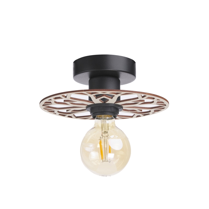 Ytmonterad ljuskrona FALCO 1xE27/60W/230V diameter 20 cm beige