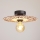 Ytmonterad ljuskrona FALCO 1xE27/60W/230V diameter 30 cm beige