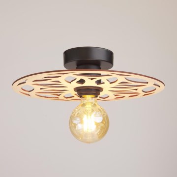 Ytmonterad ljuskrona FALCO 1xE27/60W/230V diameter 30 cm beige