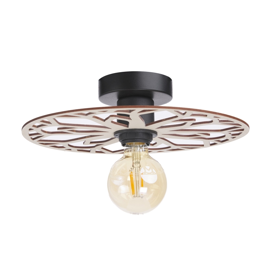 Ytmonterad ljuskrona FALCO 1xE27/60W/230V diameter 30 cm beige