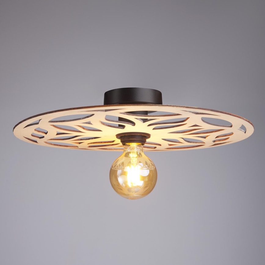 Ytmonterad ljuskrona FALCO 1xE27/60W/230V diameter 40 cm beige