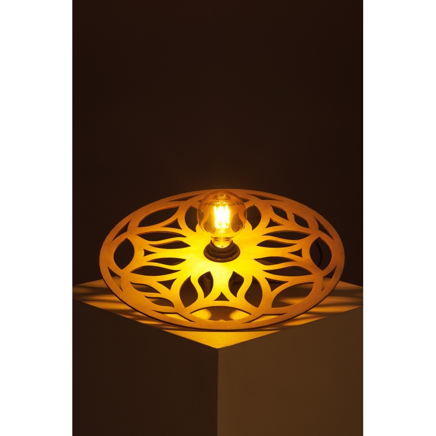 Ytmonterad ljuskrona FALCO 1xE27/60W/230V diameter 40 cm beige