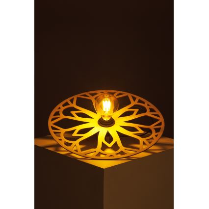 Ytmonterad ljuskrona FALCO 1xE27/60W/230V diameter 40 cm beige