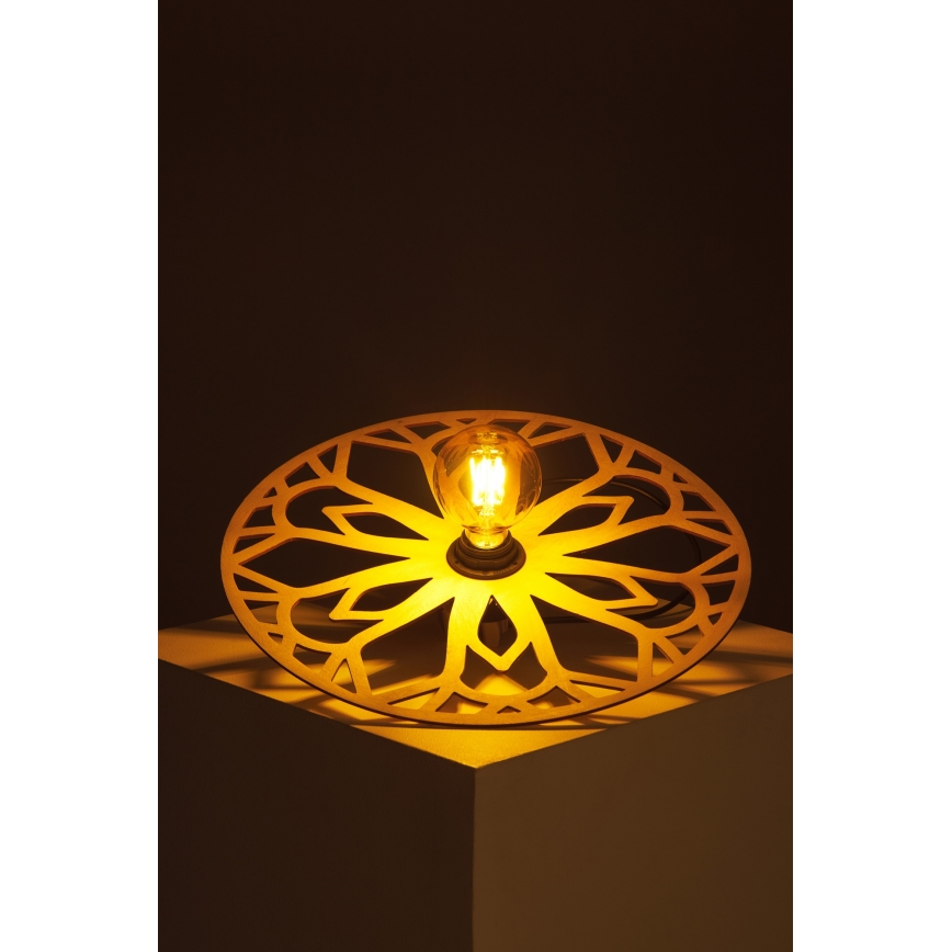 Ytmonterad ljuskrona FALCO 1xE27/60W/230V diameter 40 cm beige