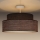 Ytmonterad ljuskrona GRACE 1xE27/60W/230V brun/beige