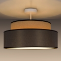 Ytmonterad ljuskrona GRACE 1xE27/60W/230V diameter 40 cm beige/brun