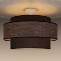 Ytmonterad ljuskrona GRACE 1xE27/60W/230V diameter 40 cm brun/beige