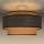 Ytmonterad ljuskrona GRACE 1xE27/60W/230V diameter 40 cm grädde/brun