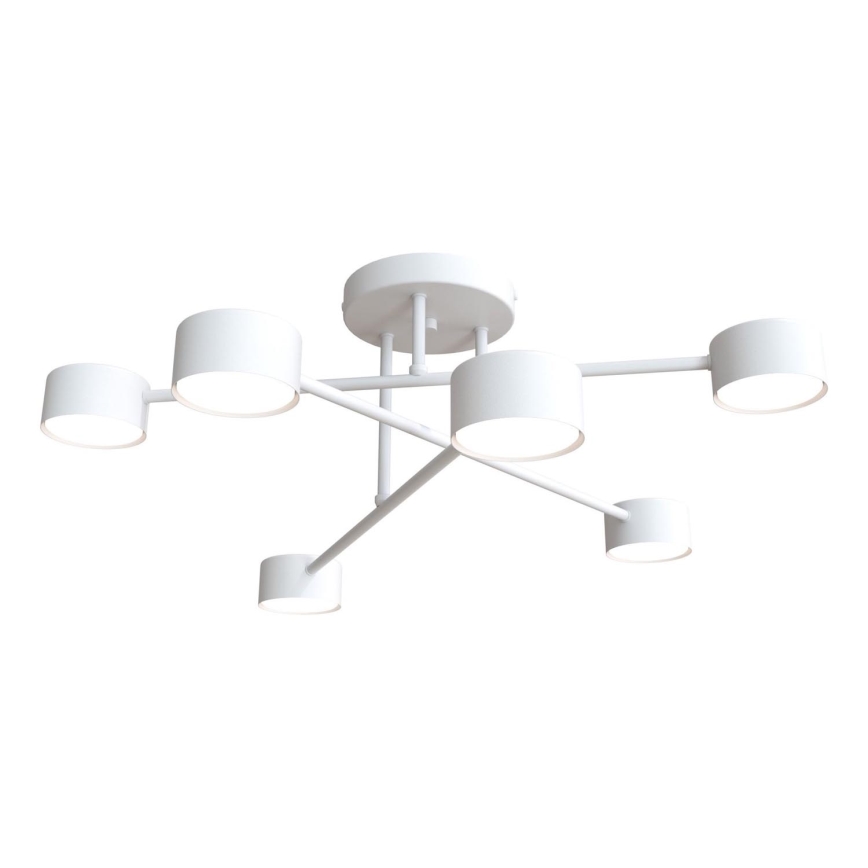 Ytmonterad ljuskrona HALO 6xGX53/8W/230V vit