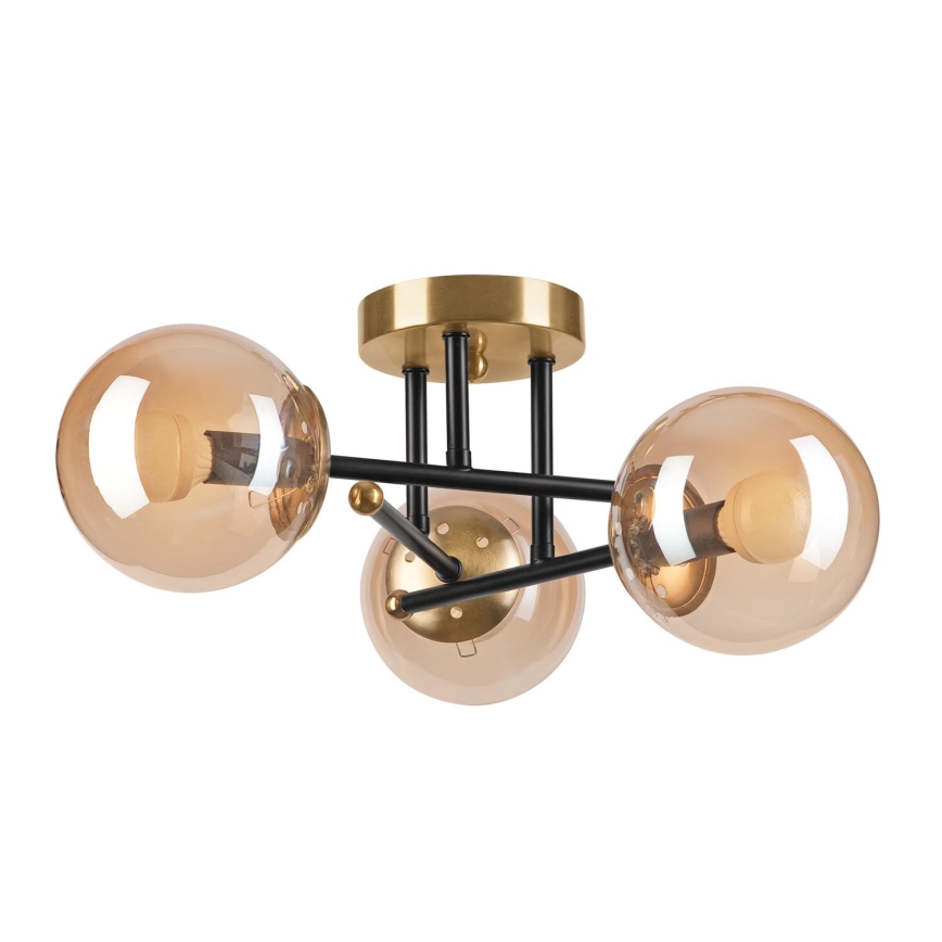 Ytmonterad ljuskrona MALENA 3xE14/5W/230V beige