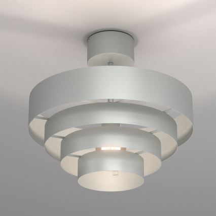 Ytmonterad ljuskrona RINGS 1xE27/15W/230V skinande krom