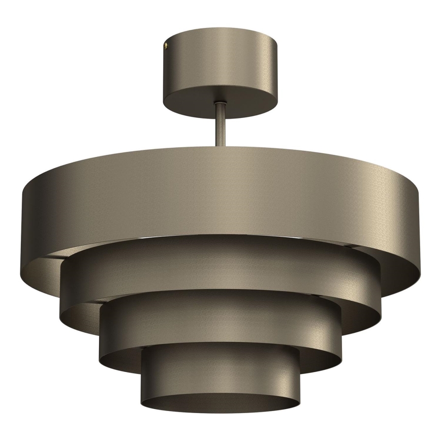 Ytmonterad ljuskrona RINGS 1xE27/15W/230V mässing