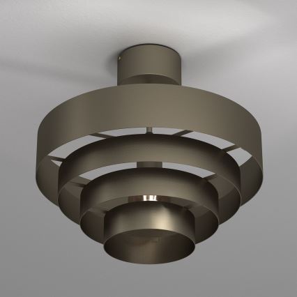 Ytmonterad ljuskrona RINGS 1xE27/15W/230V mässing