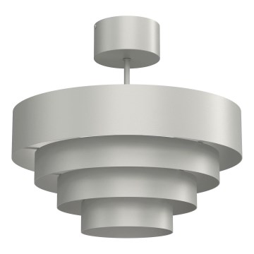 Ytmonterad ljuskrona RINGS 1xE27/15W/230V skinande krom