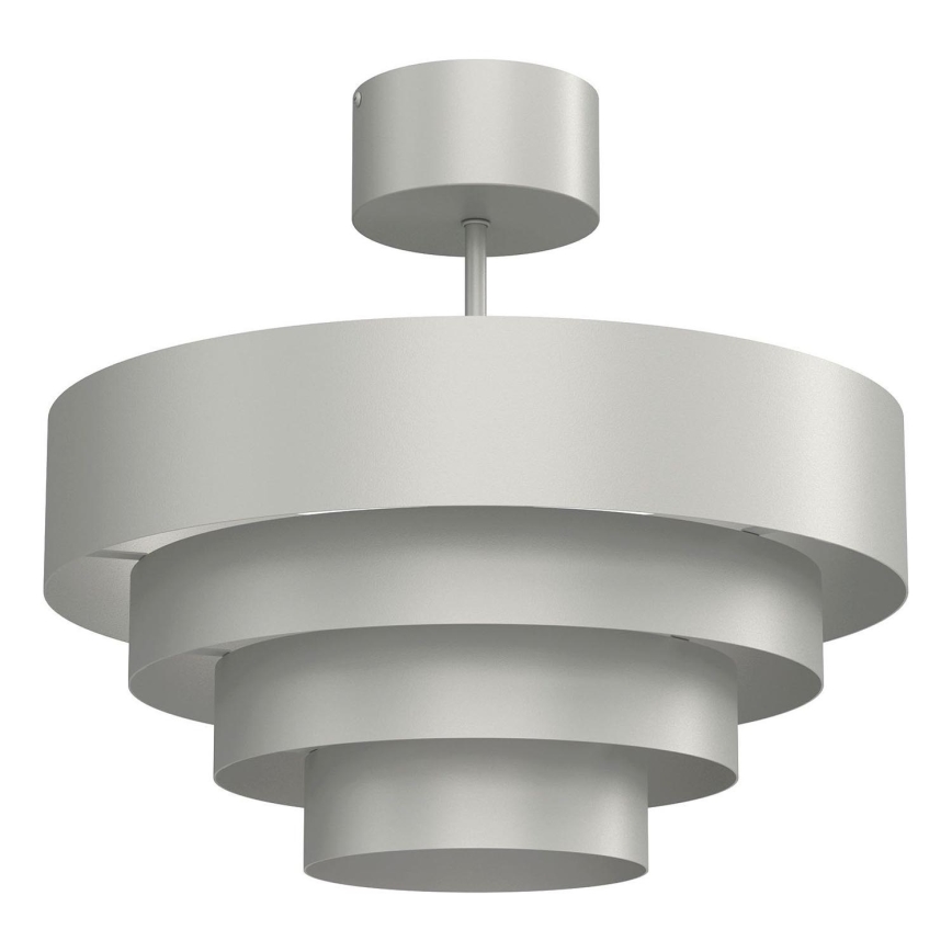 Ytmonterad ljuskrona RINGS 1xE27/15W/230V skinande krom