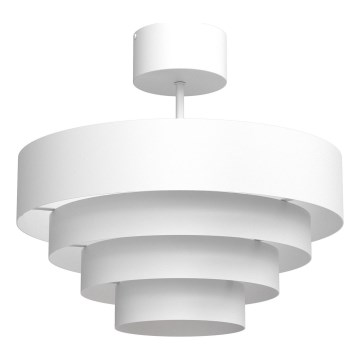 Ytmonterad ljuskrona RINGS 2xE27/15W/230V vit