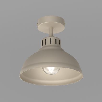 Ytmonterad ljuskrona SVEN 1xE27/15W/230V beige