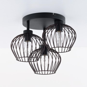 Ytmonterad ljuskrona TINA 3xE27/15W/230V