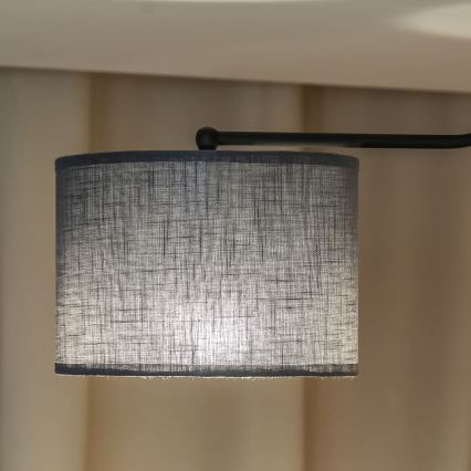 Ytmonterad taklampa ALBA 3xE27/15W/230V grå