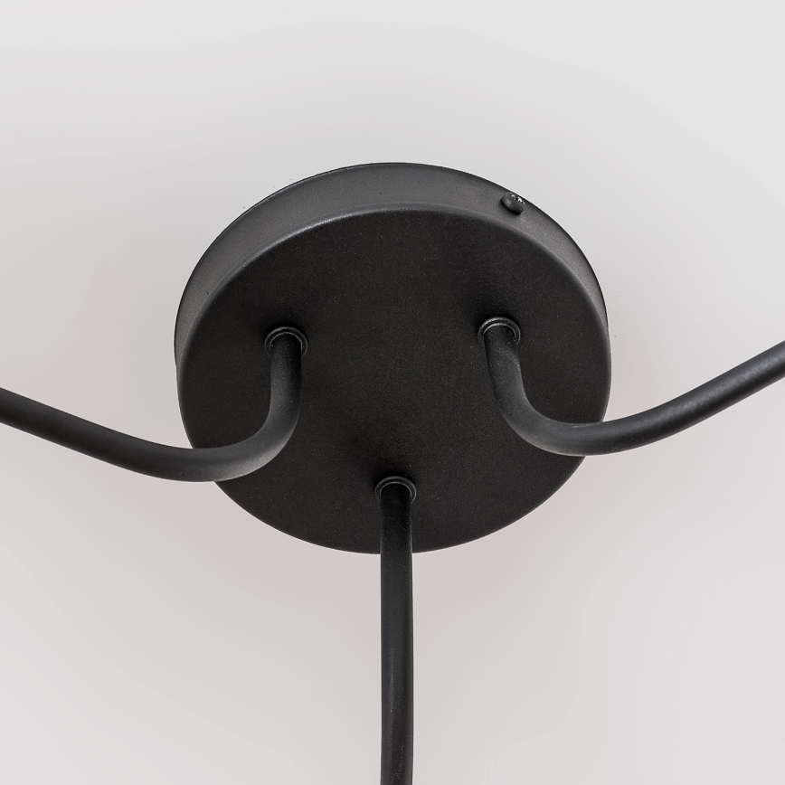 Ytmonterad taklampa ALBA 3xE27/15W/230V grå