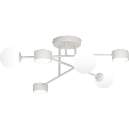 Ytmonterad taklampa HOLON 3xG9/8W/230V + 3xGX53/12W grå