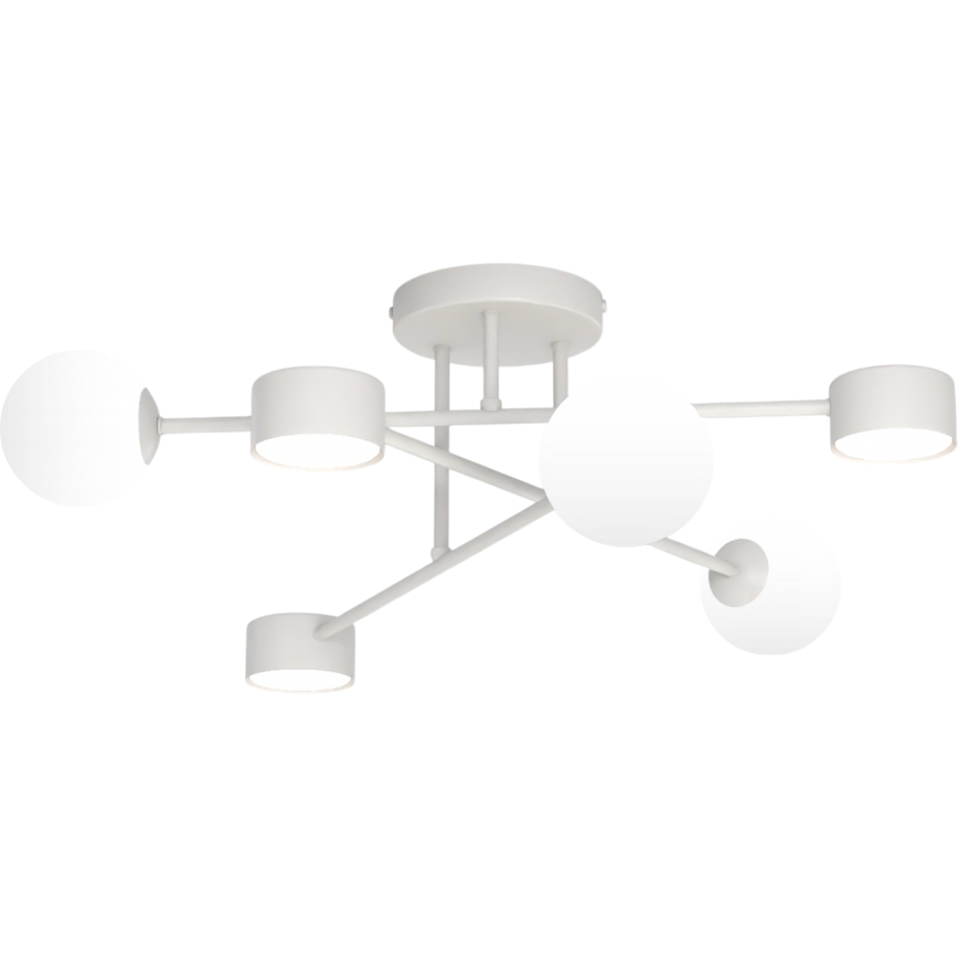 Ytmonterad taklampa HOLON 3xG9/8W/230V + 3xGX53/12W grå