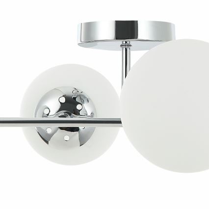 Ytmonterad taklampa MADDIE 4xE14/5W/230V, blank krom