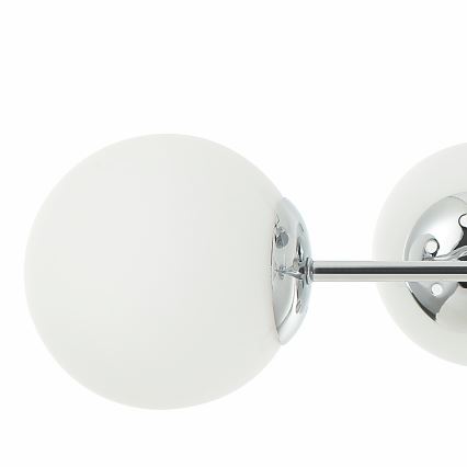 Ytmonterad taklampa MADDIE 4xE14/5W/230V, blank krom