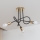 Ytmonterad taklampa OXFORD 3xE27/15W/230V guld/svart