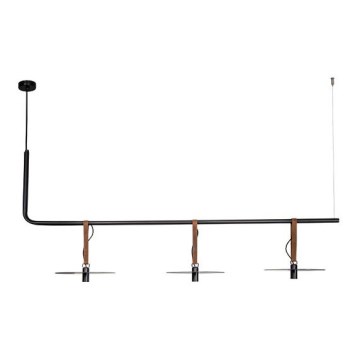 Zambelis 18138-B - LED ljuskrona med textilsladd 3xLED/5W/230V