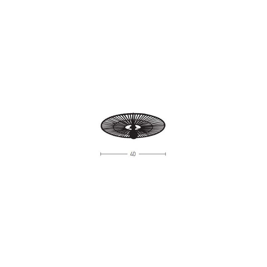 Zambelis 19251 - Vägglampa 1xE27/40W/230V Bambu/beige
