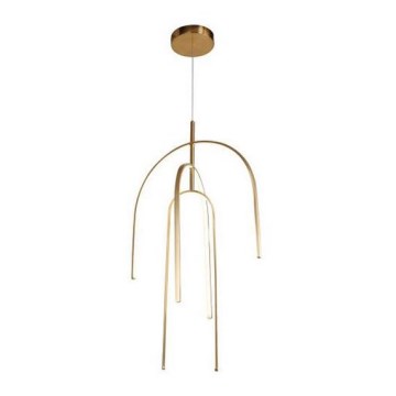 Zambelis 1931 - LED ljusreglerad ljuskrona på textilsladd LED/80W/230V guld