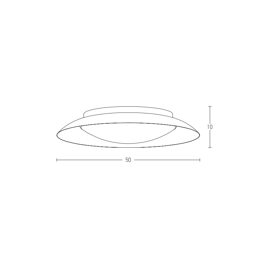 Zambelis 1959 - LED taklampa LED/28W/230V diameter 50 cm koppar