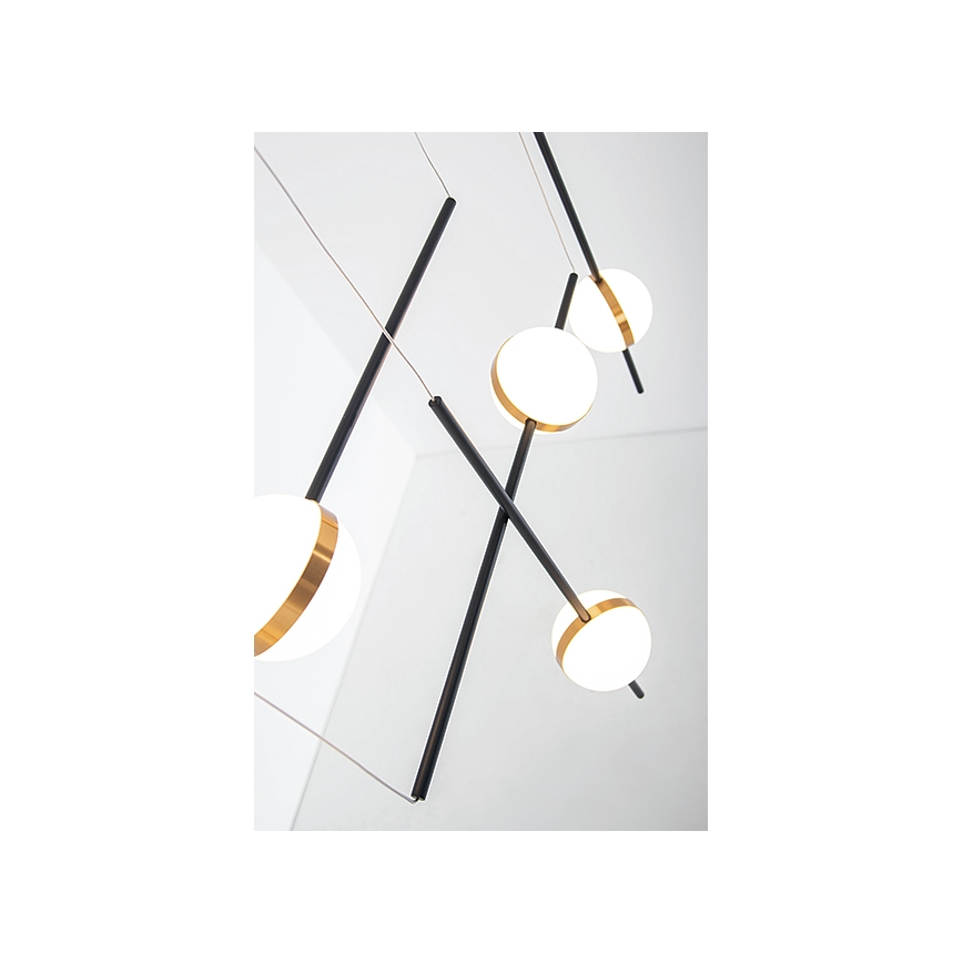Zambelis 2001 - LED ljuskrona med textilsladd LED/38W/230V