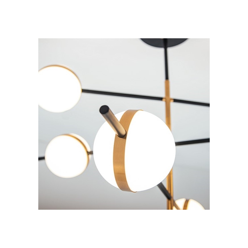 Zambelis 2001 - LED ljuskrona med textilsladd LED/38W/230V