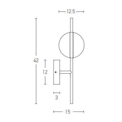 Zambelis 2003 - LED väggbelysning LED/8W/230V