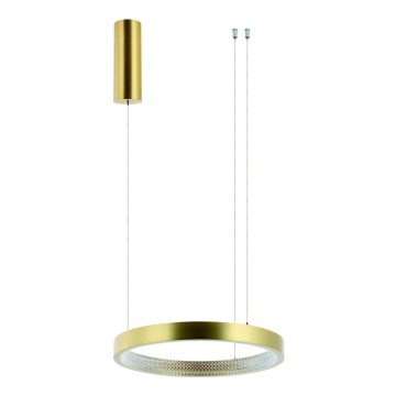 Zambelis 2005 - LED ljusreglerad ljuskrona på textilsladd LED/25W/230V guld