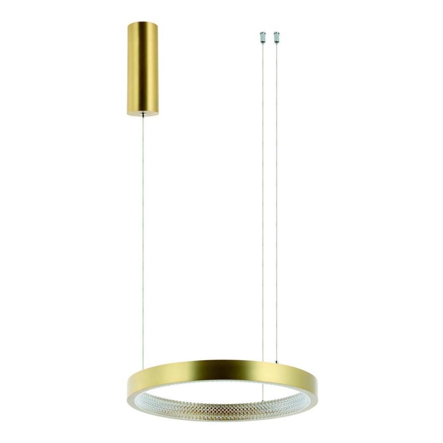 Zambelis 2005 - LED ljusreglerad ljuskrona på textilsladd LED/25W/230V guld