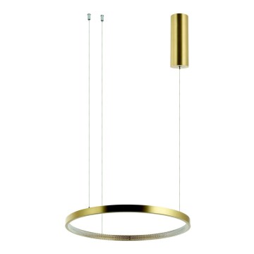 Zambelis 2006 - LED ljusreglerad ljuskrona på textilsladd LED/36W/230V guld